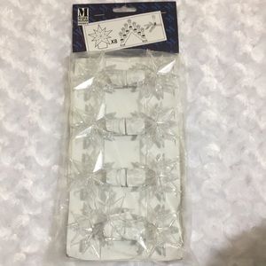 Markslojd Sweden Eight Star Candlestick Toppers NIP